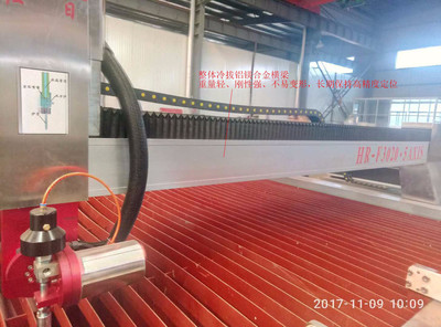 浙江红日HR3020带翻转五轴水刀切割机——高效大理石与瓷砖拼花加工解决方案